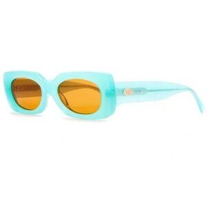 Crap Eyewear Turquoise and Amber Sunglasses